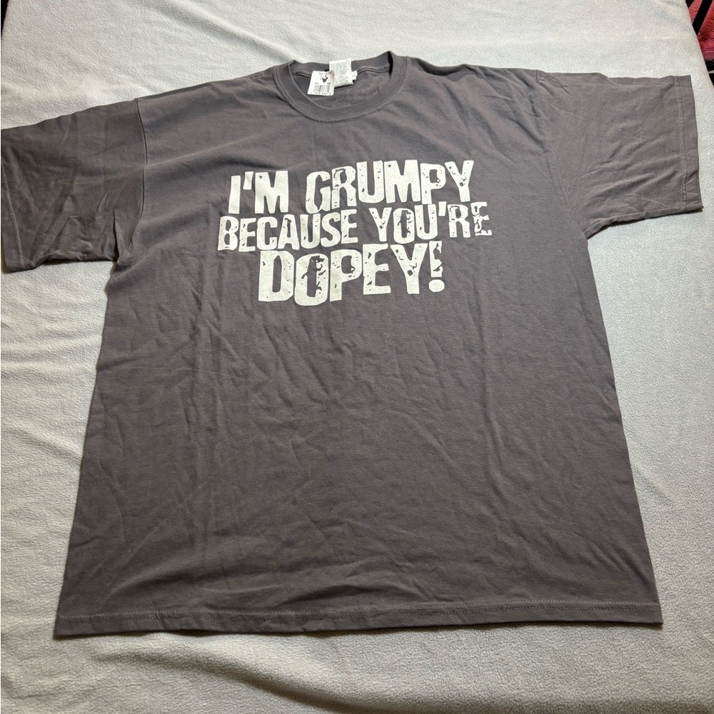 Walt Disney World NWT Snow White I’m Grumpy t shirt size XL